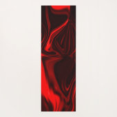 Curvas vermelhas claro e escuro em fundo escuro. yogamatte (Rückseite)