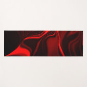 Curvas vermelhas claro e escuro em fundo escuro. yogamatte (Vorderseite (Horizontal))