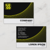 Curve Footed - Gelb Visitenkarte (Vorne/Hinten)