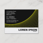 Curve Footed - Gelb Visitenkarte (Rückseite)