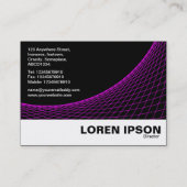 Curve Footed - Magenta Visitenkarte (Rückseite)