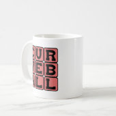Curveball, Baseball-Pitch Kaffeetasse (Vorderseite Links)