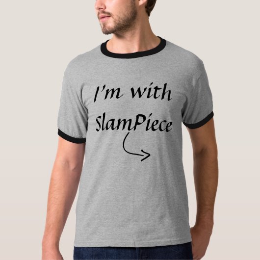 curved_arrow, bin ich mit SlamPiece T-Shirt (Vorderseite)
