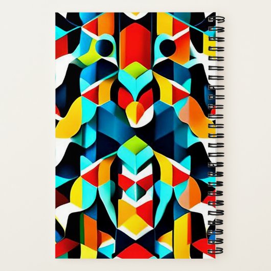 Curved Colors Notizblock (Rückseite)