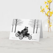 Curved Dash Olds Note Card Karte (Gelbe Blume)