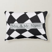 Curved Grid | Modern  Dekokissen (Vorderseite)