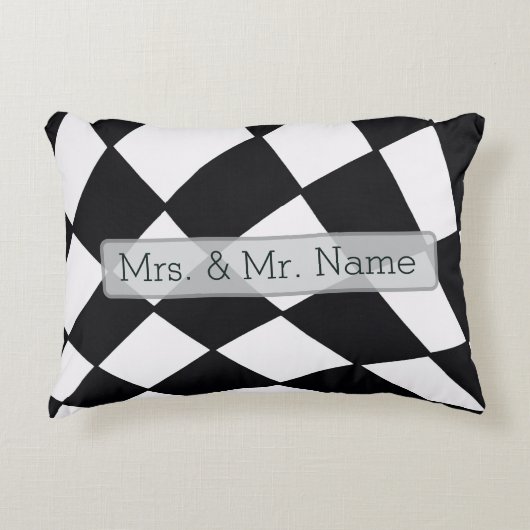 Curved Grid | Modern  Dekokissen (Vorderseite)