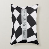 Curved Grid | Modern  Dekokissen (Vorderseite(Vertikal))