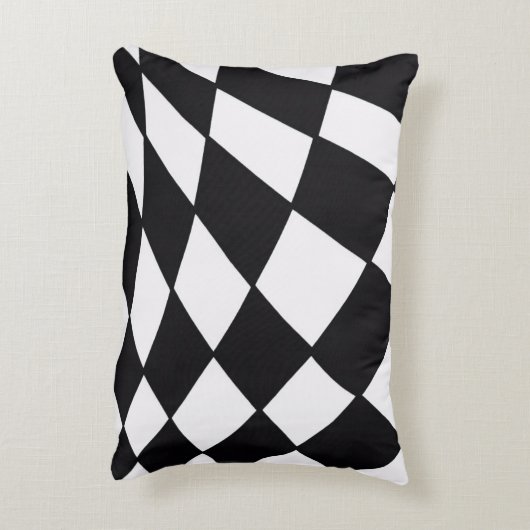 Curved Grid | Modern  Dekokissen (Rückseite(Vertikal))