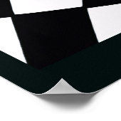 Curved Grid | Modern Poster (Ecke)