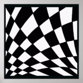 Curved Grid | Modern Poster (Vorne)