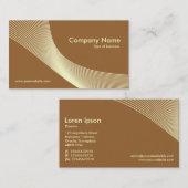 Curves - Cream on Brown 996633 Visitenkarte (Vorne/Hinten)