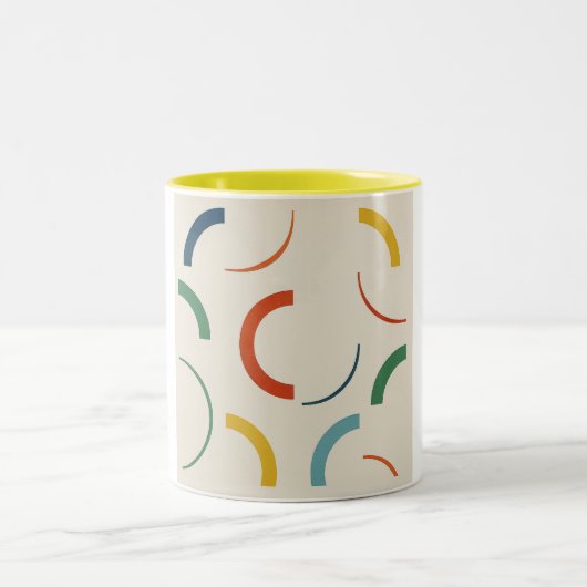 Curves in Sequence Zweifarbige Tasse (Mittel)