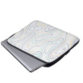 Curves Laptopschutzhülle (Vorne Knopf)