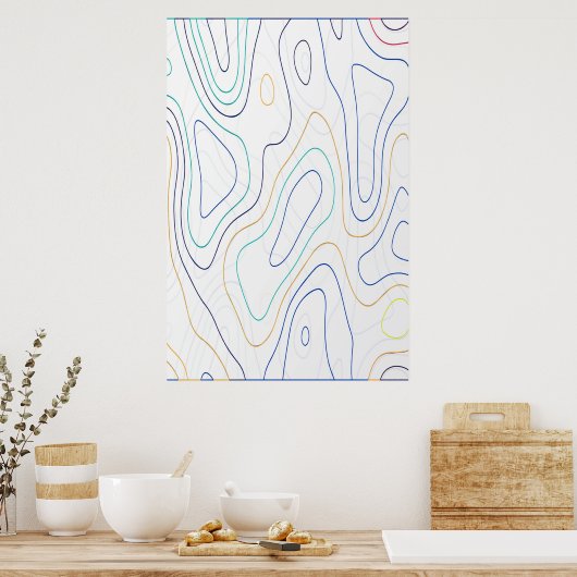 Curves Poster (Küche)