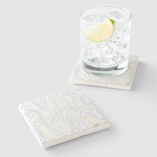 Curves Steinuntersetzer (Seitenansicht)