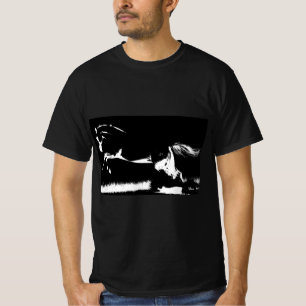 Curvet Horse Trendy Moderner Pop Art Template Mens T-Shirt