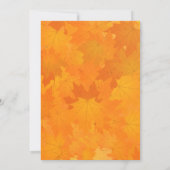 Curvy Black Friendsgiving-Kartenhalter Einladung (Rückseite)