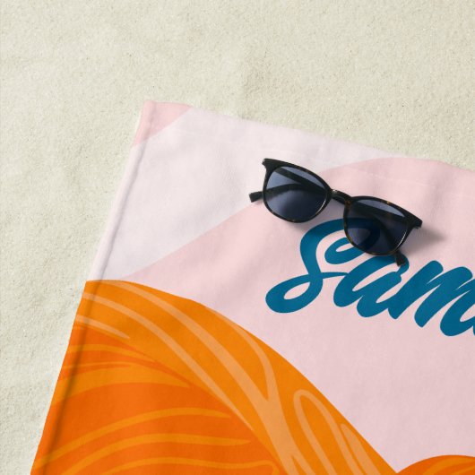 Curvy Black Woman, Beach Vacation Ready, Name Strandtuch (Beispiel)