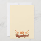 Curvy Black Woman Thankful Gift Card Holder Einladung (Rückseite)