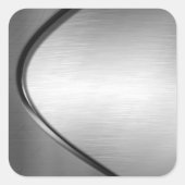 Curvy Brushed Metal Look Stickers (Vorderseite)