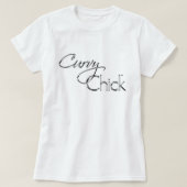 Curvy Chick Chrome Logo T-Shirt (Design vorne)