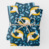 Curvy Girl Swimming Wrapping Paper Set Geschenkpapier Set (Beispiel)