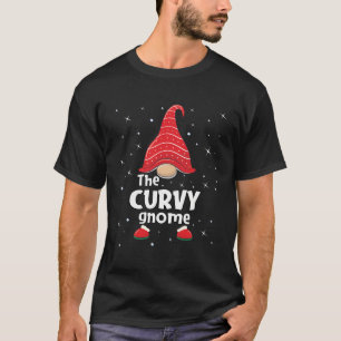 Curvy Gnome Family Matching Weihnachten Weihnachts T-Shirt