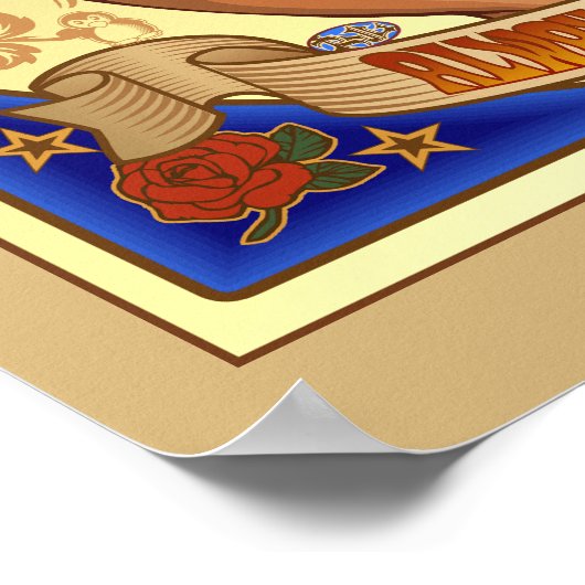 Curvy Goddess Liebe immer deinen Body Poster Mond (Ecke)