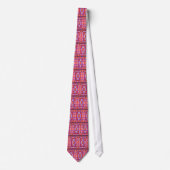 Curvy Kariert Necktie Krawatte (Vorderseite)