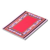 Curvy Kariert Notepad Notizblock (Rotiert)