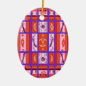 Curvy Kariert Ornament (Vorne)