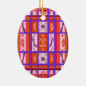 Curvy Kariert Ornament (Hinten)