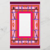 Curvy Kariert Stationery Briefpapier (Vorderseite)