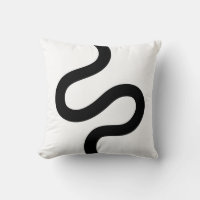 Curvy Line 02 - Schwarz auf Weiß