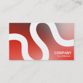 Curvy Line 02a - Softgradients Business Card Visitenkarte (Vorderseite)