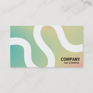 Curvy Line 02a - Softgradients Business Card Visitenkarte
