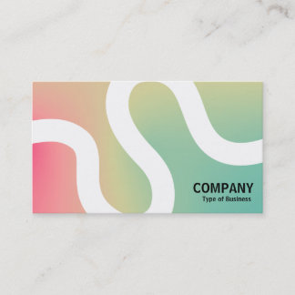 Curvy Line 02a - Softgradients Business Card Visitenkarte