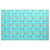 Curvy Melanin Women Friends am Pool Stoff (Fat Quarter (45,7 x 55,9 cm))