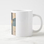 Curvy Post-Modern Sculptural Form Art Jumbo-Tasse (Rechts)