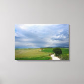 Curvy Road Richtung Ziel Leinwand (Vorderseite)