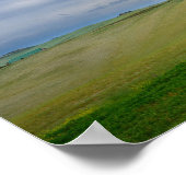 Curvy road towards a destination poster print (Ecke)