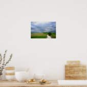 Curvy road towards a destination poster print (Küche)