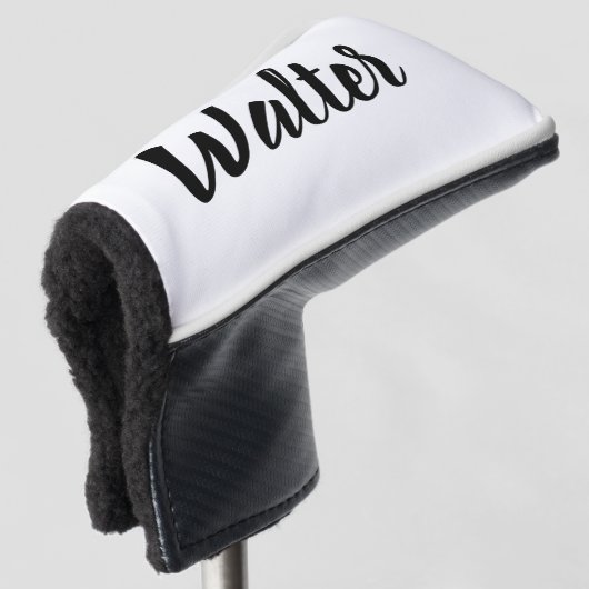 Curvy Walter Name, Golf Headcover (3/4 Vorderseite)
