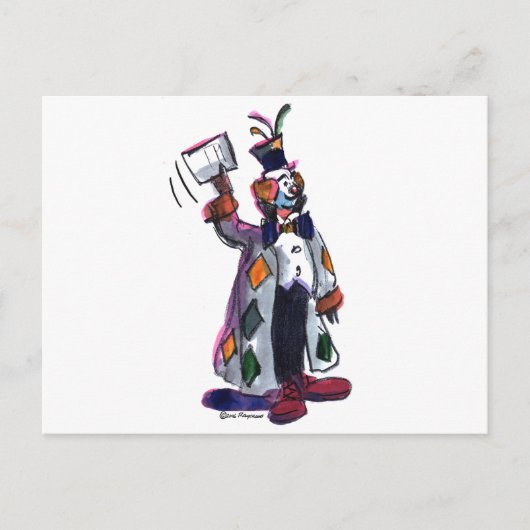 cUs cLoWn Postkarte (Vorderseite)