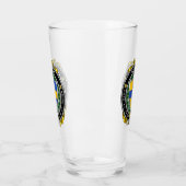 Cusack Irish Shield Bierglas Glas (Links)