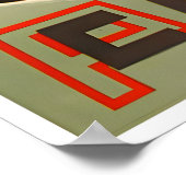 Cusco Kunst Peru Reise Poster Druck (Ecke)