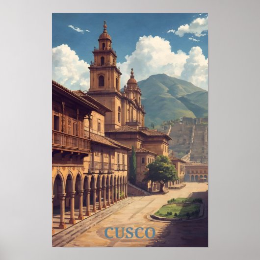 Cusco, Peru Druck Poster (Vorne)