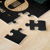 Cusco Peru Illustration Reise Kunst Vintage Puzzle (Seite)