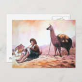 Cusco Peru Llama Picture Postkarte (Vorne/Hinten)